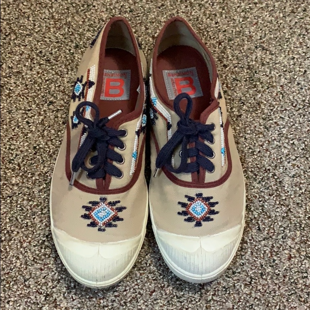 Bensimon Beaded Sneakers